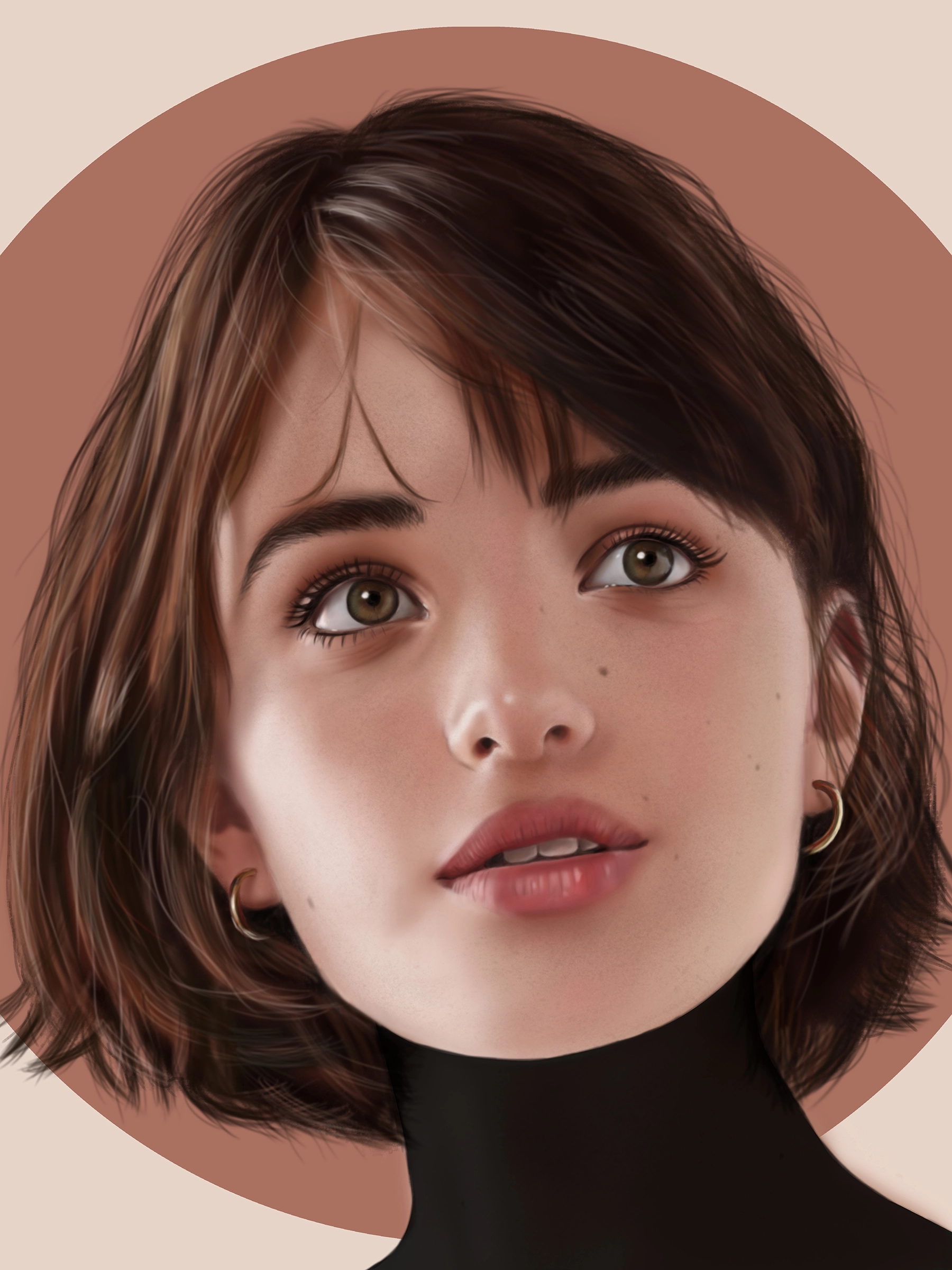 Portrait left