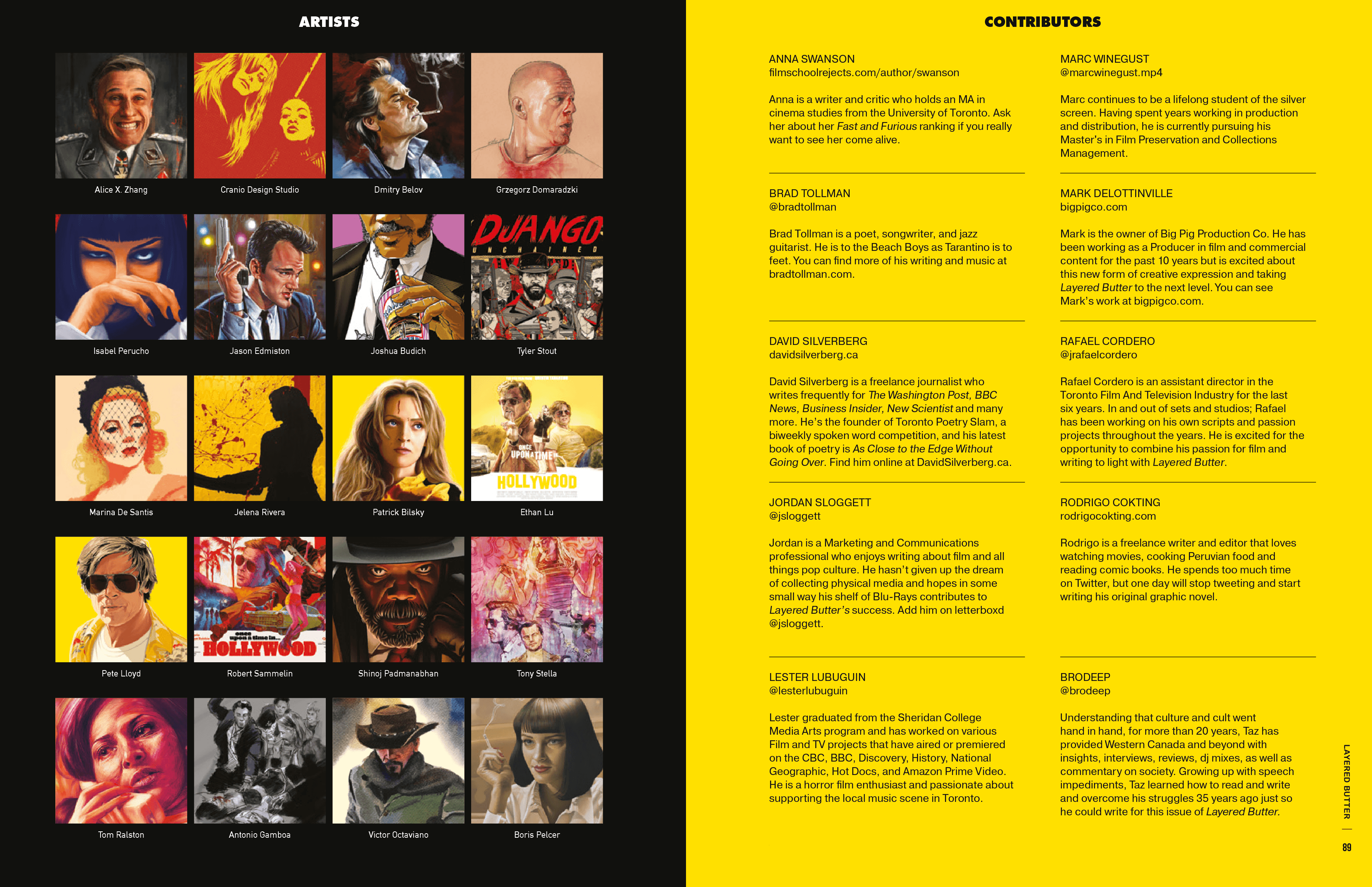 Magazine inside